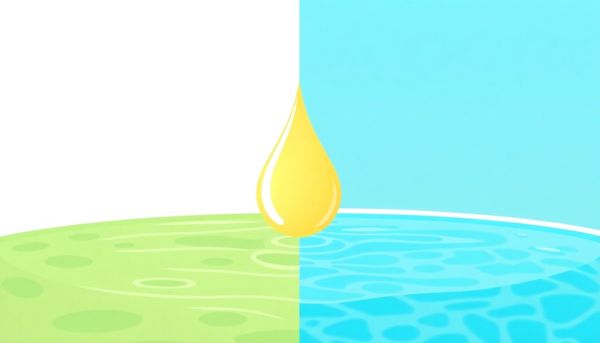 Before And After Chlorine Treatment Illustration