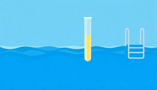 Pool Water Chemistry Testing Scene