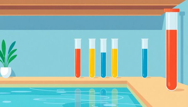 Flat Design of Pool Water Chemistry